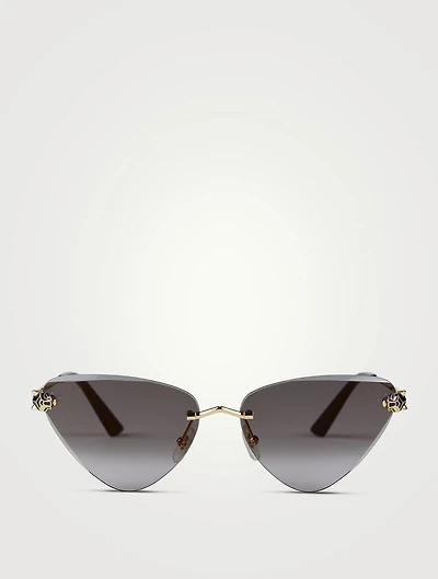 Panthère De Cartier Cat Eye Sunglasses