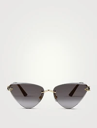 Panthère De Cartier Cat Eye Sunglasses
