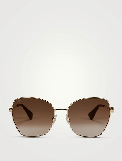 Signature C De Cartier Butterfly Sunglasses