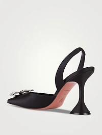 Begum Satin Slingback Pumps