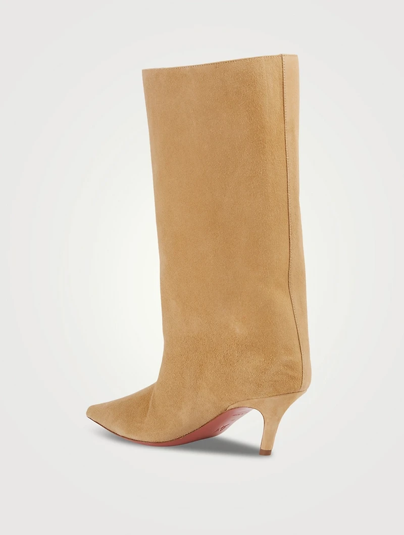 Fiona Suede Mid-Calf Boots