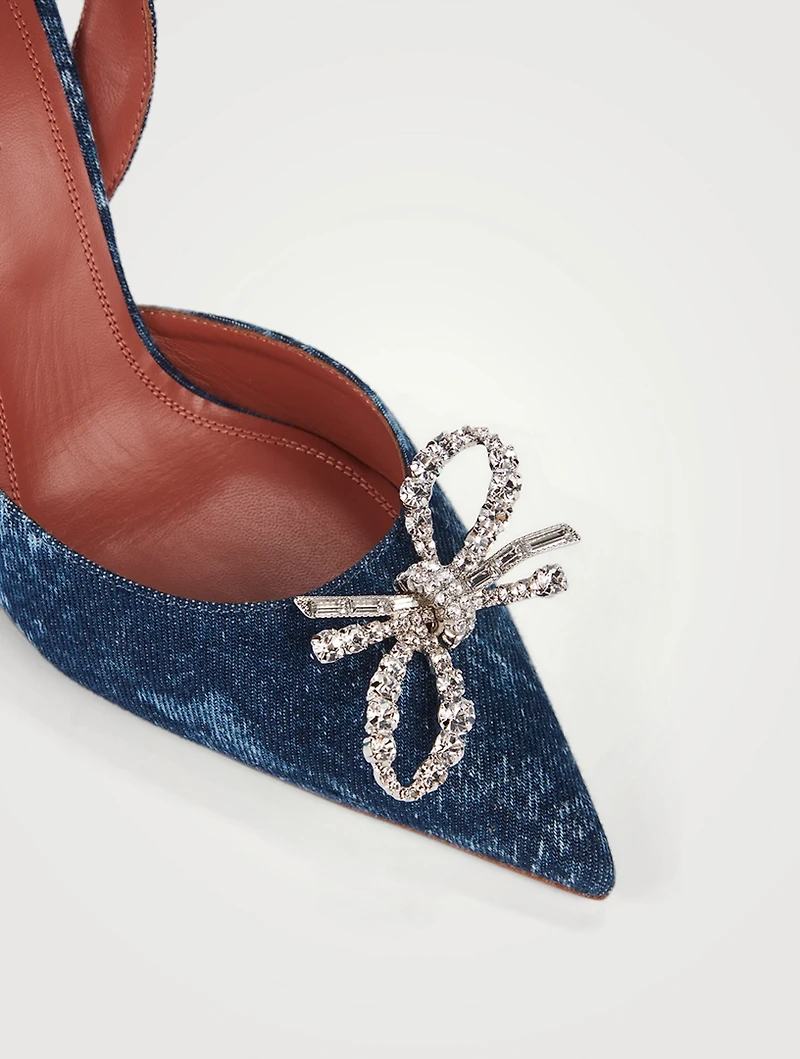 Rosie Denim Slingback Pumps