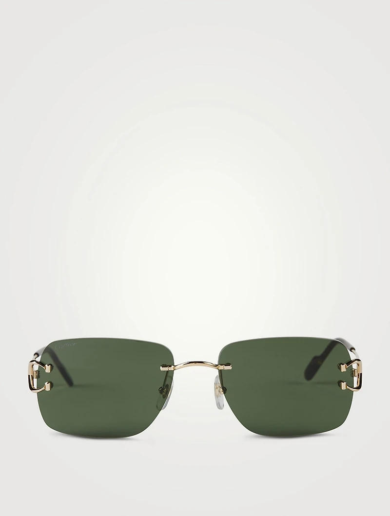 Signature C Rectangular Sunglasses