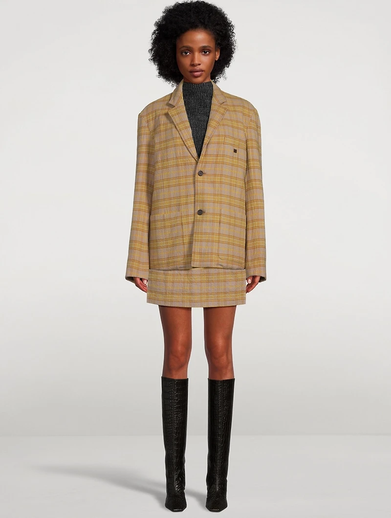 Blazer Check Print