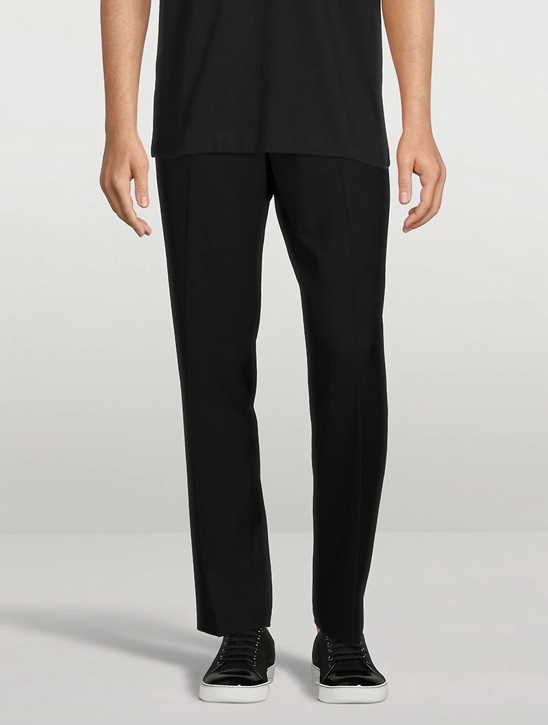 Stretch Wool Suit Pants