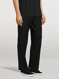 Stretch Wool Suit Pants