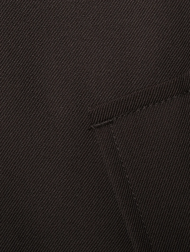 Wool-Blend Twill Bomber Jacket