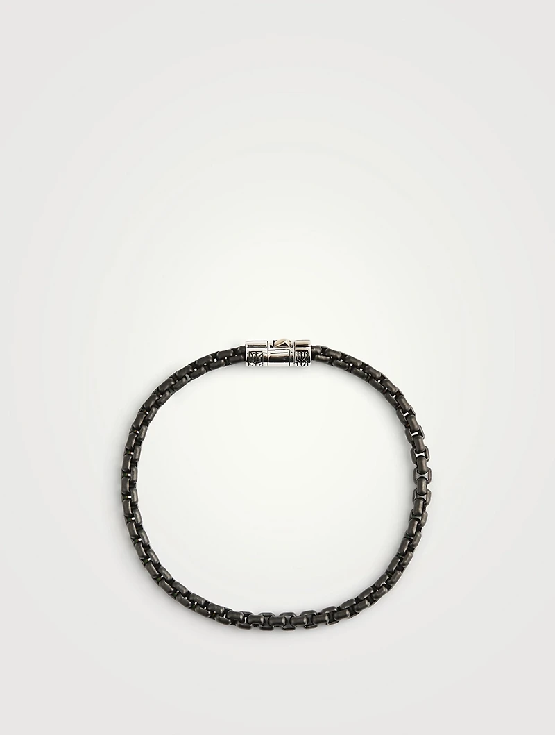 Silver Box Chain Bracelet
