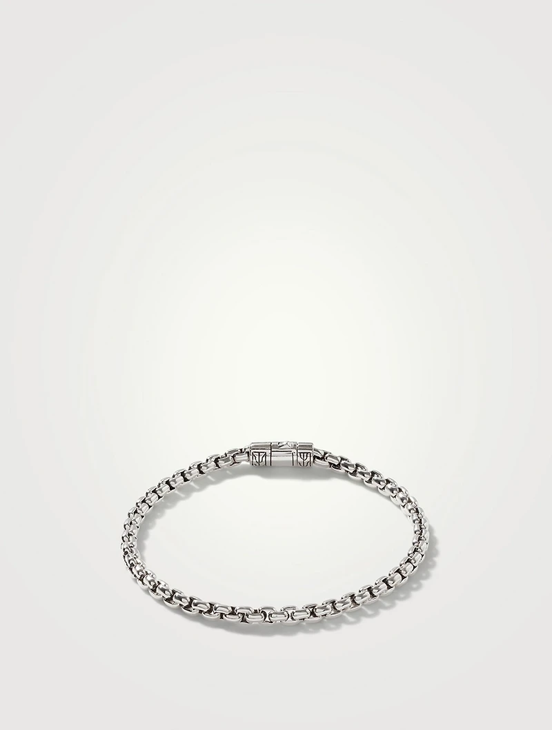 Silver Box Chain Bracelet
