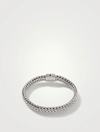 Classic Chain Bracelet with Pavé Black Sapphire