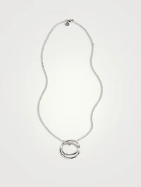 Bamboo Interlocking Pendant Necklace