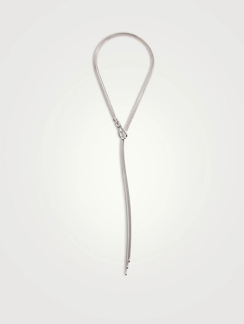 Bamboo Interlocking Pendant Necklace