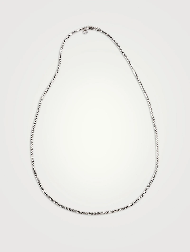 Sterling Silver Box Chain Necklace