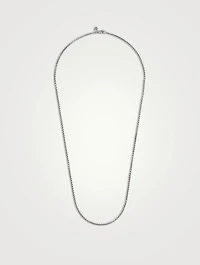 Sterling Silver Box Chain Necklace