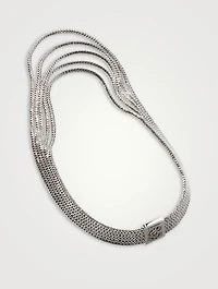 Rata Chain Multi Row Necklace