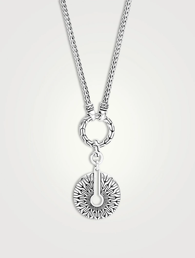 Radial Amulet Connector Necklace