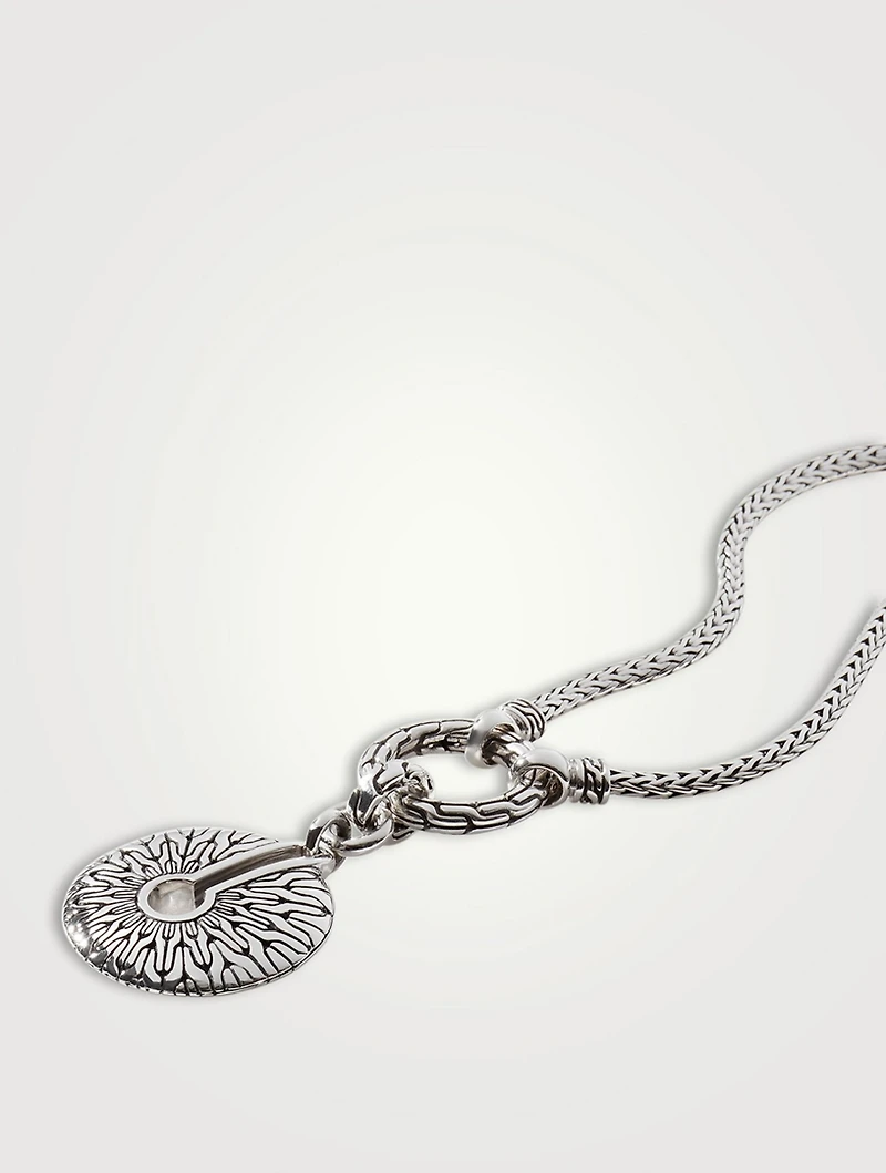 Radial Amulet Connector Necklace