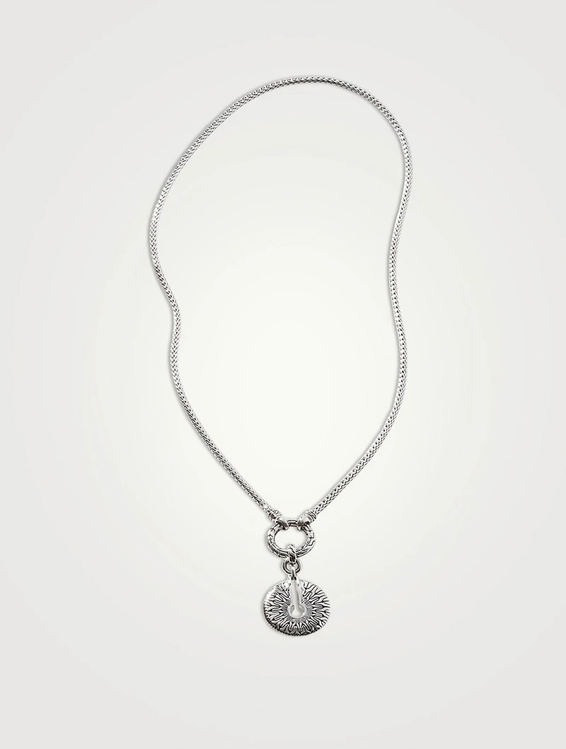 Radial Amulet Connector Necklace