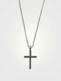 Sterling Silver Jawan Cross Pendant Necklace