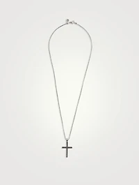 Sterling Silver Jawan Cross Pendant Necklace