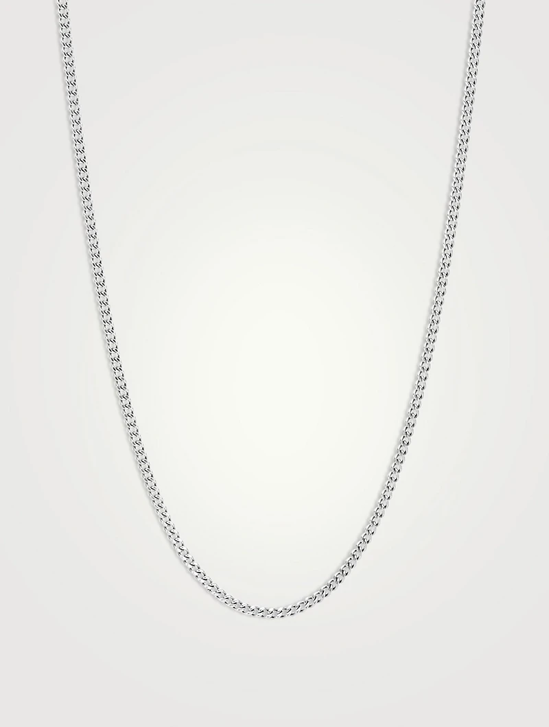 Sterling Silver Curb Chain Necklace