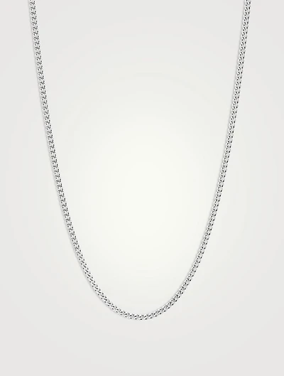 Sterling Silver Curb Chain Necklace