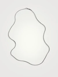 Sterling Silver Curb Chain Necklace