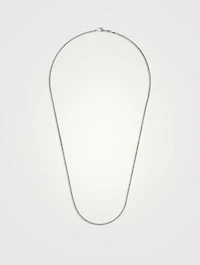 Sterling Silver Curb Chain Necklace
