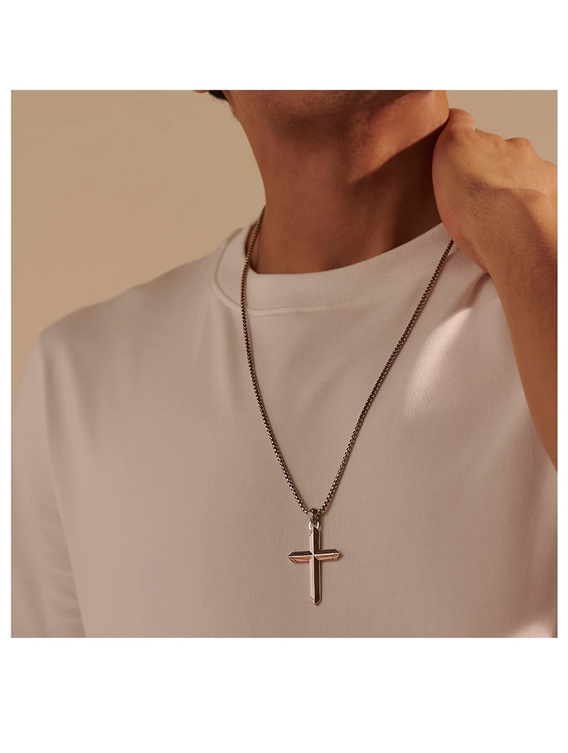 Classic Chain Cross Pendant Necklace