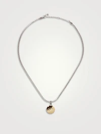 Palu Two Tone Pendant Necklace
