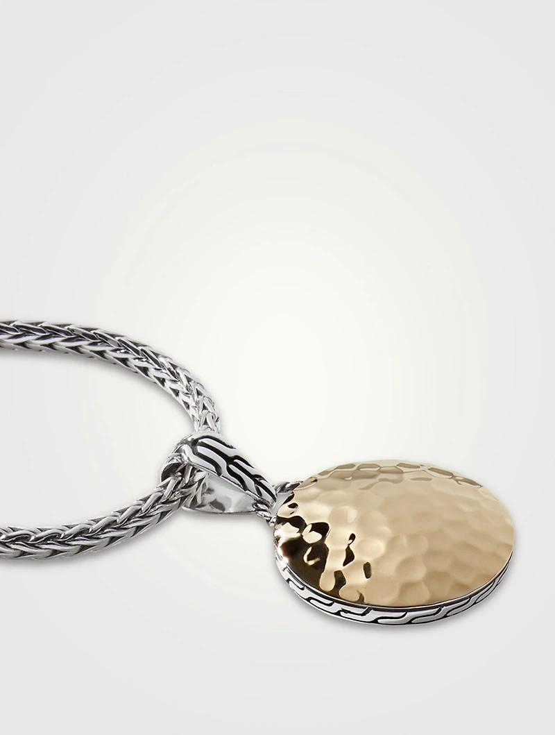 Palu Two Tone Pendant Necklace