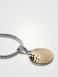 Palu Two Tone Pendant Necklace