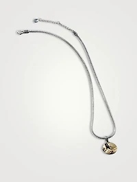 Palu Two Tone Pendant Necklace