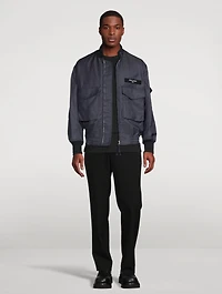 Wool And Mohair Bomber Jacket