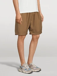 Cotton Shorts With Belt