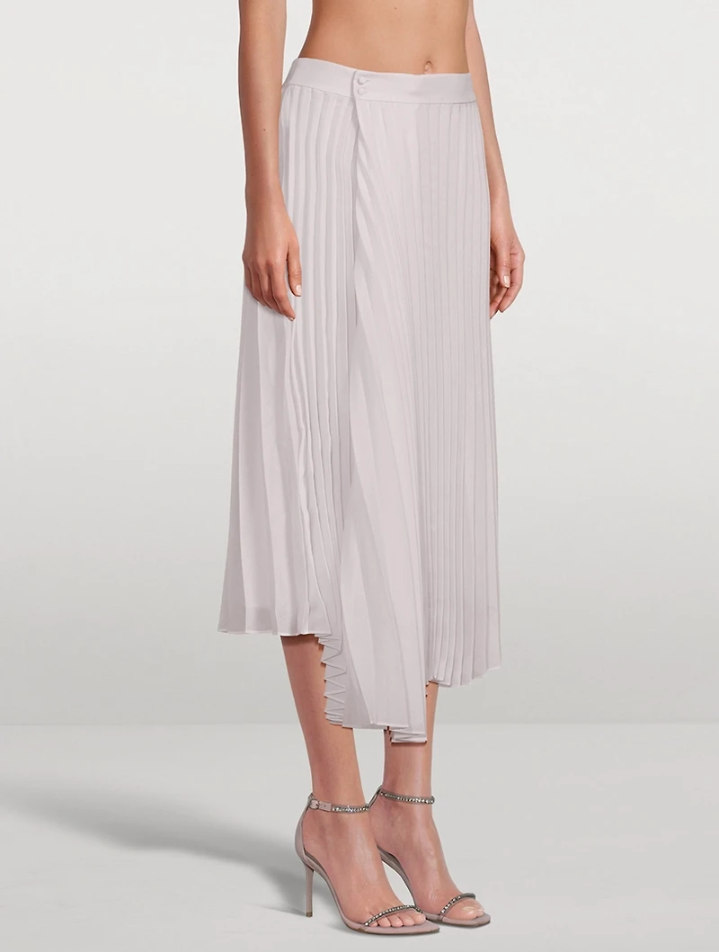 Annica Pleated Wrap Skirt