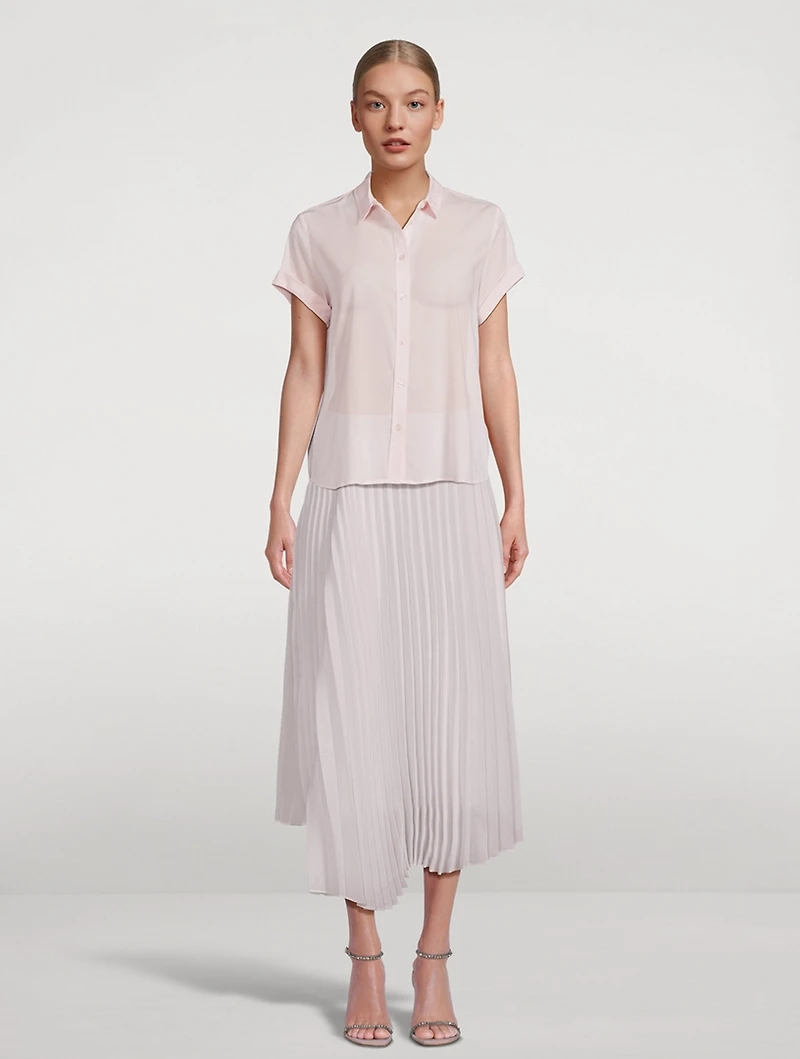 Annica Pleated Wrap Skirt