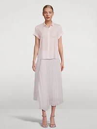 Annica Pleated Wrap Skirt