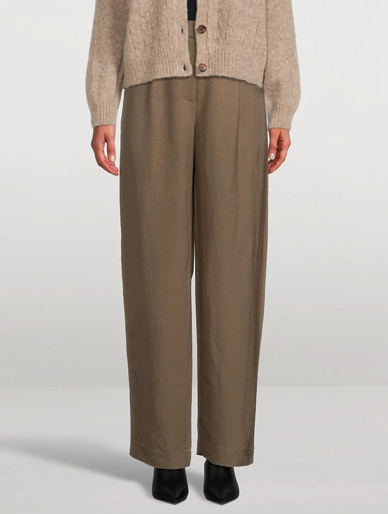 Agneta Wide-Leg Trousers