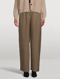Agneta Wide-Leg Trousers