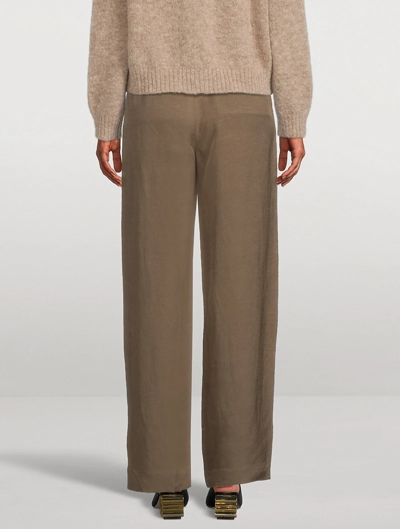 Agneta Wide-Leg Trousers