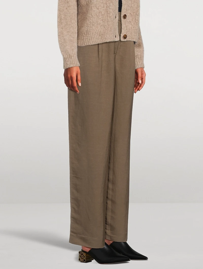 Agneta Wide-Leg Trousers