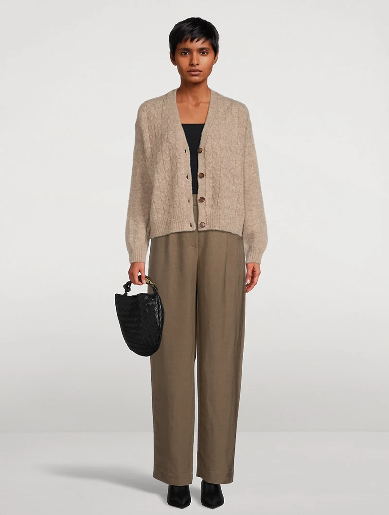 Agneta Wide-Leg Trousers