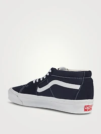 SK8-Mid LX Suede And Coated Leather Sneakers