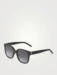 SL M105 YSL Monogram Square Sunglasses