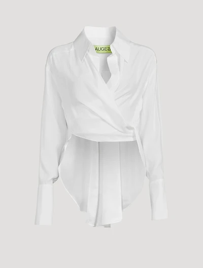 Sabinas Silk Wrap Shirt