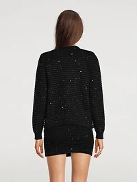 Sequin Knit Cardigan