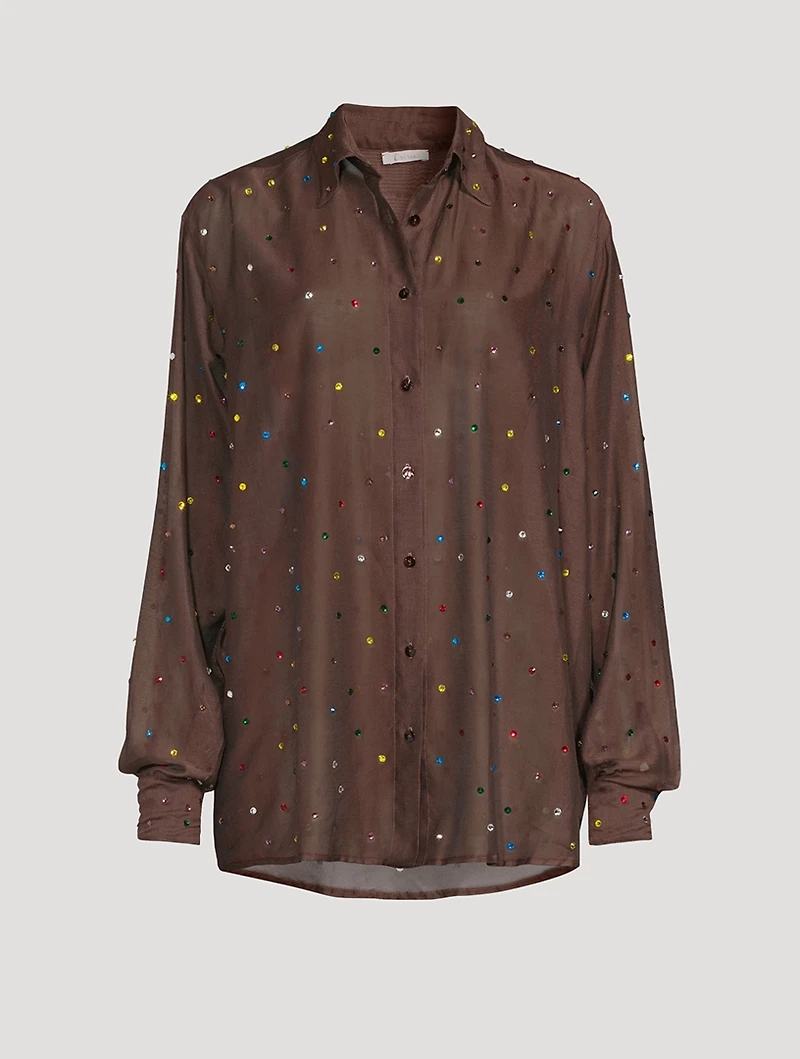 Gem Long Shirt Coverup