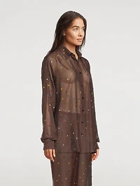 Gem Long Shirt Coverup