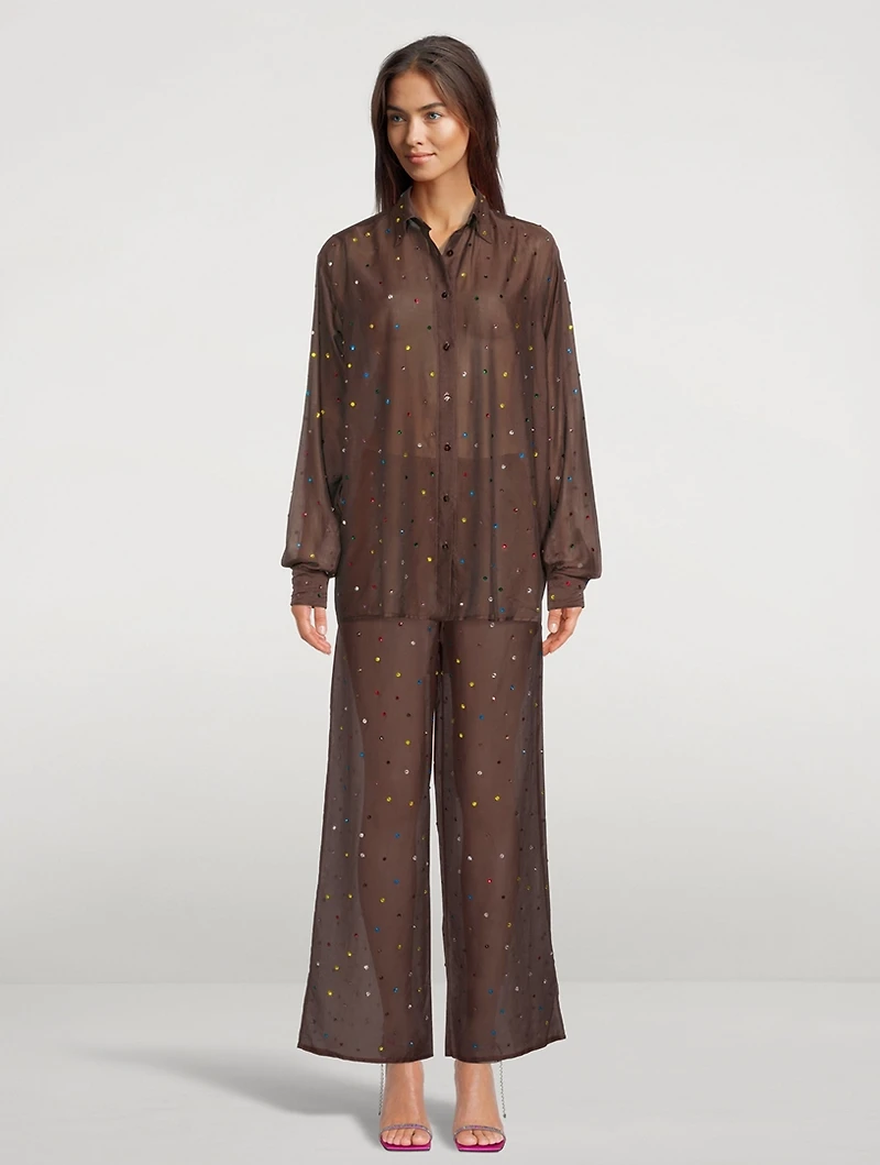 Gem Long Shirt Coverup